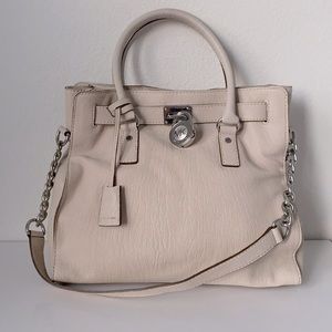 Michael Kors Hamilton Large Leather Satchel